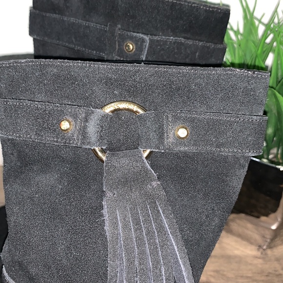 MICHAEL KORS BLACK SUEDE BOOT - Picture 3 of 6